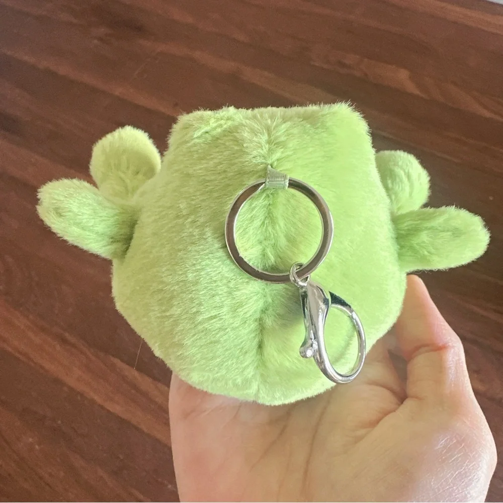 Green Rain Frog Plush Bag Charm Kawaii Soft Toy Keychain Cute Frogcore